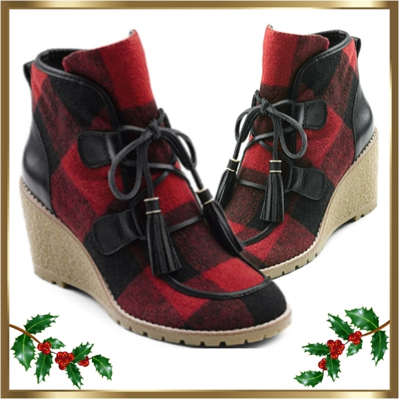 BASS  Teresa  Plaid Wedge  from: Nordstrom - Picture 6 of 8